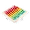 Math Multiplication Table Toys Safe Harmless Wooden for Boys and Girls for Mathematics Education Toys, Burr-free