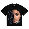 THE KING OF POP Salute To Michael Jackson Poster Graphic Print T-Shirt Men Women Loose Casual Oversized Top Streetwear Harajuku Fashion Summer New Tee