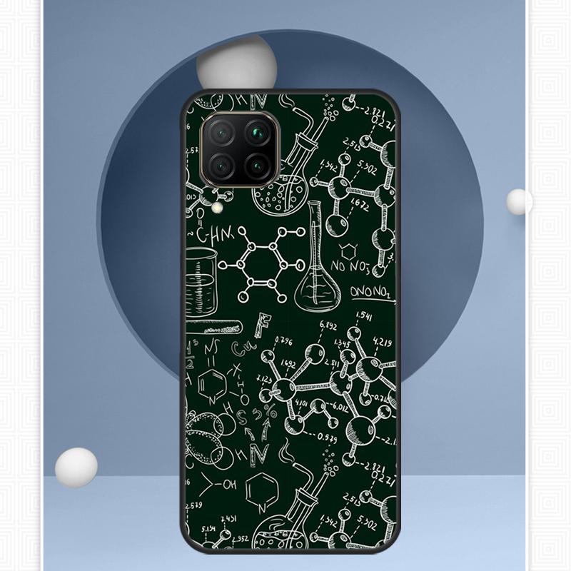 

Vintage Seamless Chemistry For Huawei Nova Y72 Y90 Y61 Y91 Y60 Y70 12s 12i 11i 8i 9 10 SE P20 P40 Lite P60 P30 Pro Case Huawei Nova Y72