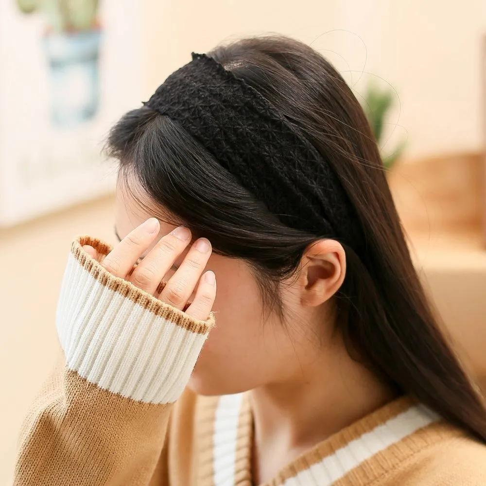 Daily Headband Designer Headband Angel Shushu Oriental Lace Hairband Black Ju Vidastory