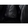 Chinese Size Men Genuine Leather Jacket Quilted Patches 100% Cowhide & Natural Fur Collar Flight Coat Aviator Clothing Winter