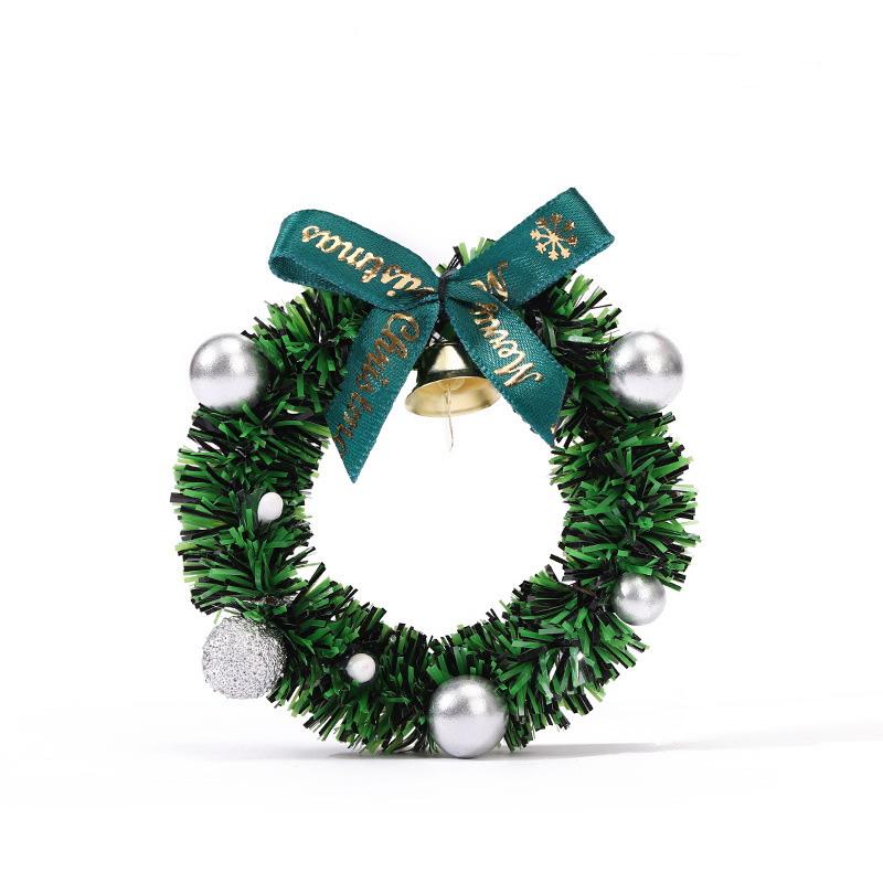 Christmas Decoration Magnetic Wreath Simulation Christmas Wreath Mini Magnetic Refrigerator Magnet Christmas Wreath Decoration