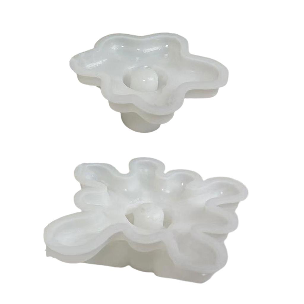 Candle Stand Mold Candlestick Holder Silicone Mold for Making Candle Holder Ornament DIY Resin Casting Molds