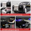1/20 Scale Phantom Diecast Car Model Toy, Pull Back Toy Vehicle with Sound and Light for Kids Toddler Boys Girls Gift Collection