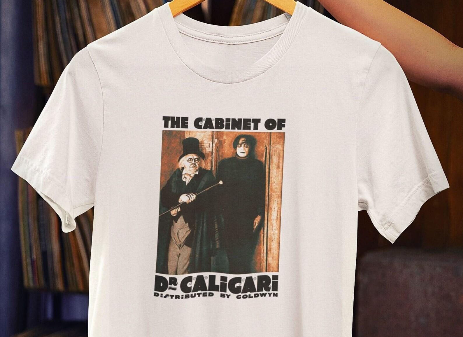 The Cabinet of Dr. Caligari T-Shirt – 1920s Silent Horror Film Tee 2XL