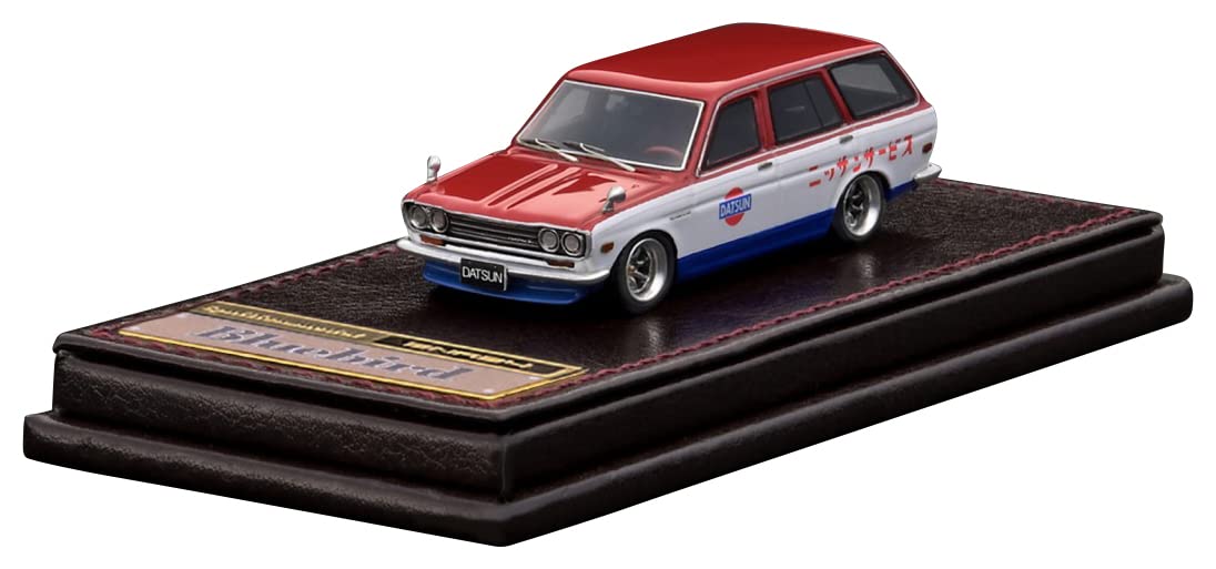 

модель зажигания Datsun Bluebird Универсал Готовое изделие 1/64 (510) Красный/Белый/Синий