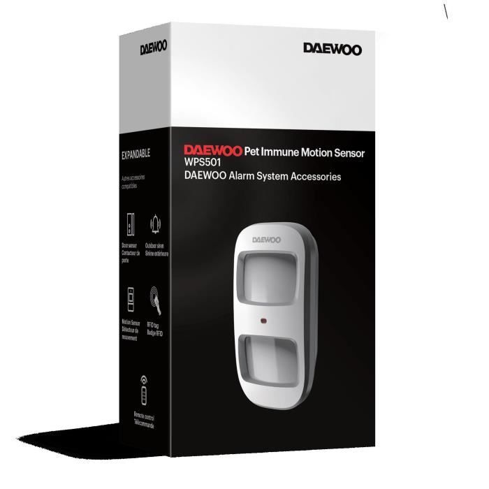 DAEWOO Détecteur De Mouvement Pet Immune WPS501 Pour Système D'alarme SA501