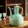 High-End Lotus Ceramic Wine Set
