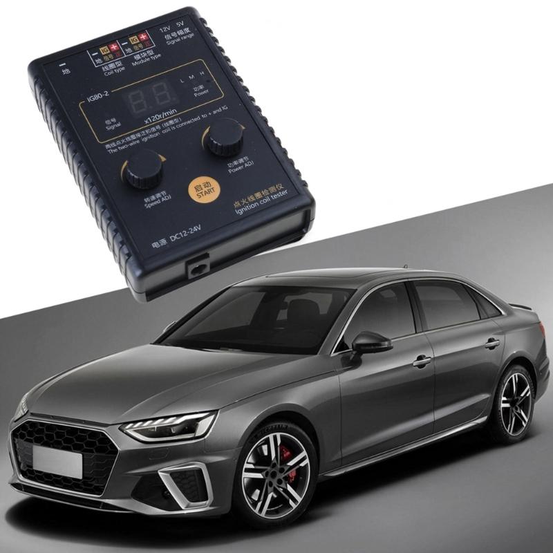 12V~24V IG80 Detector Profesional Bobină de Aprindere Auto Tester Motor pe Gaz Natural Instrument de Diagnosticare și Reparare Vehicule