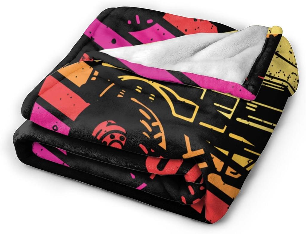 Monster Trucks Throw Blankets All Season Ultra Soft Warm Fleece Blanket for Home Bed Sofa Couch Chair Outdoor Travel Camping 40x