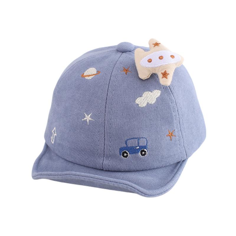 Children's Super Cute Cartoon Car Stereo Aircraft Soft Hat