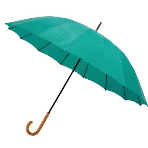 Mabu Parasol, Rain Umbrella, Unisex, 58cm, 16 Ribs, "Edo" Jade Design, SMV-41473. Long Umbrella, Rain Umbrella, UV Protection, Light Blocking, Sun Umb