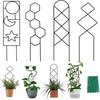 QX2E Robusto Grigliato da Giardino Supporto per Steli di Piante Rampicanti Paletto Supporto Struttura Rastrelliere per Piante da Interno in Miniatura Fiori Verdure