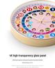 Kids' Educational Cartoon Wall Clock for Learning Time - Silent Clock for Children's Bedroom and School