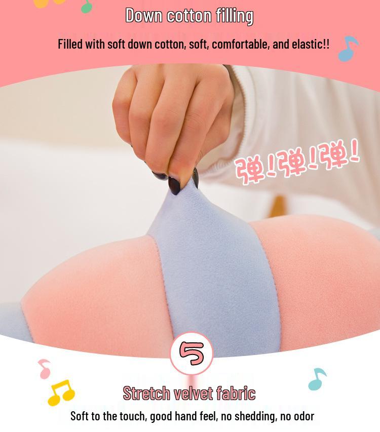 Cute Caterpillar Plush Earphone Pillow - Cozy Sleep Companion