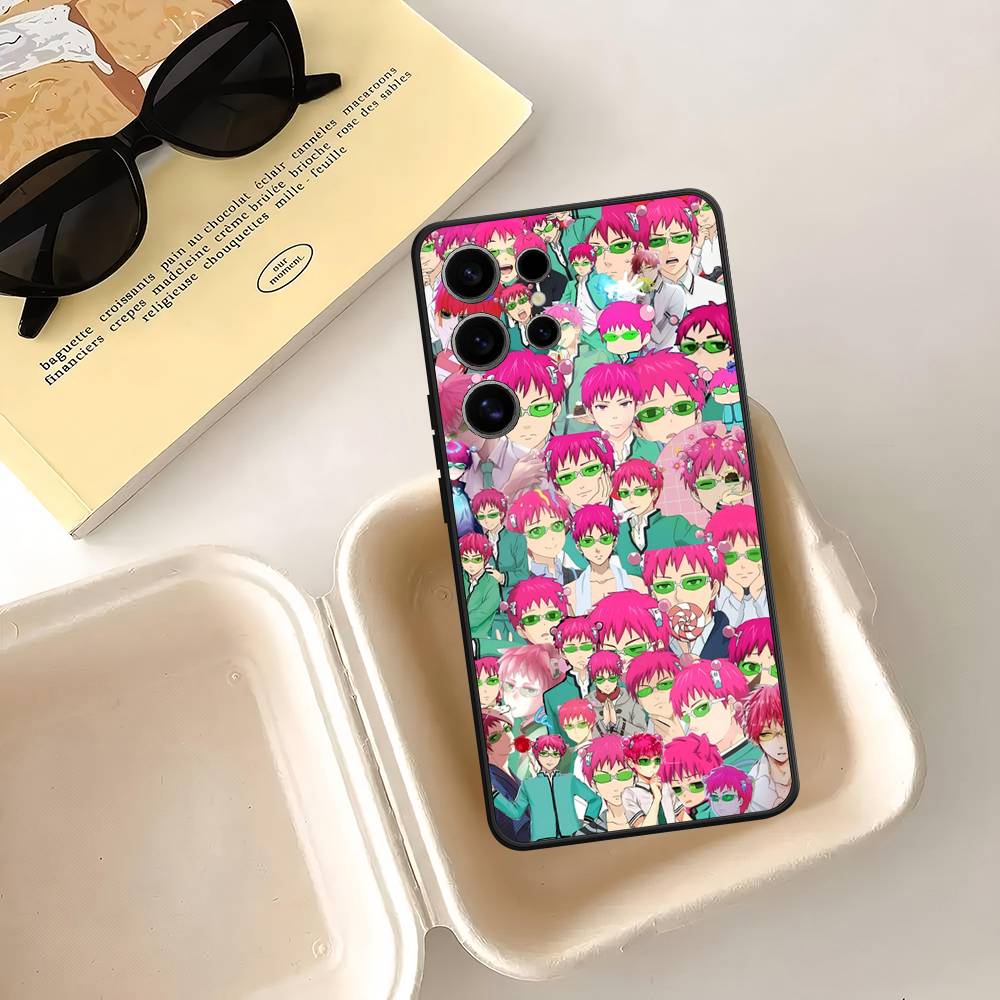 The D-Disastrous Life Of Saiki K Case For Samsung Galaxy Case S25 S23 S22 S21 S30 S20 S10 Ultra Plus FE TPU Soft Cover