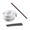 Door Bottom Sealing Strip Wear-Resistant Good Flexibility 3mm Thick PVC Adhesive Door Sweep
