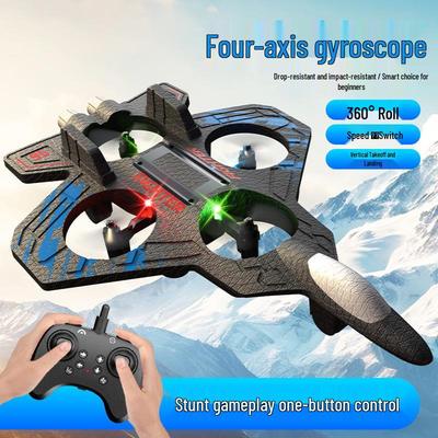 Remote Control H22 Foam Airplane Drone Quadcopter L25 Hovering Fighter