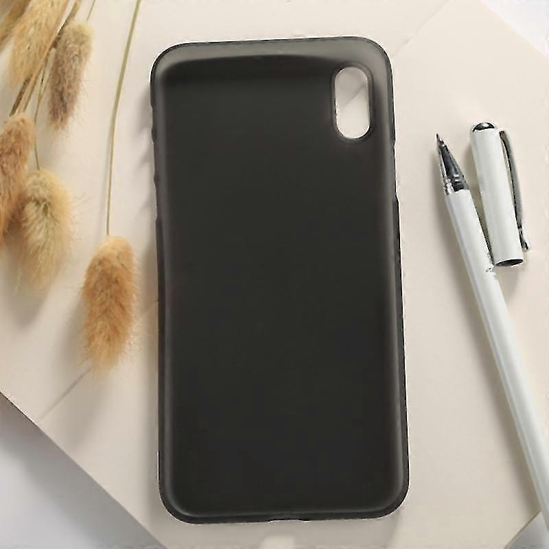 Phone Cover For Iphone X / Xs Ultra-thin Frosted Pp Protective Back Cover Case(black)