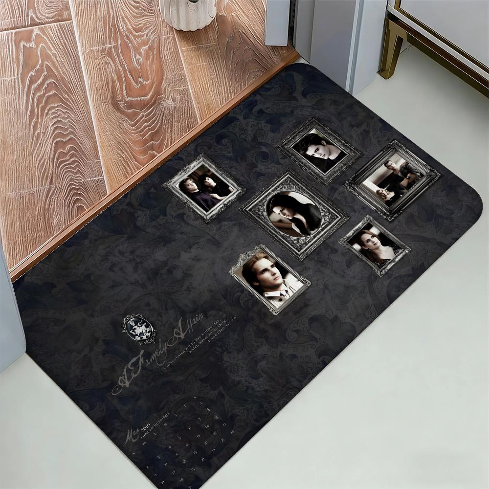 The Twilight Sagaq Floor Mat Cozy Flannel Soft Thick Non-Slip Mat For Living Room Bedroom Kitchen Decor Rugs
