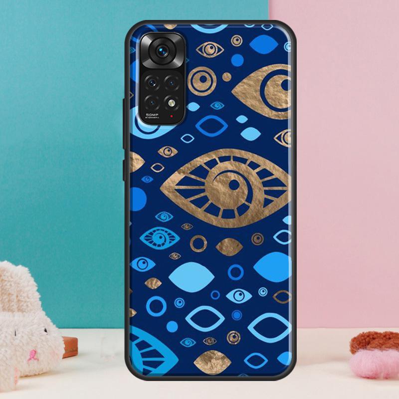 Evil Eye Case For Xiaomi Redmi Note 14 13 Pro 12 11 9 10 9S 10S 11S 12S Redmi 14C 13C 10C 12C Cover