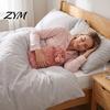Reusable Hot Water Bag 2L Bottle with Plush Cover, Pompom Drawstring Explosion Proof Bag, Winter Warm for Hands, Feet, Stomach 2000ML
