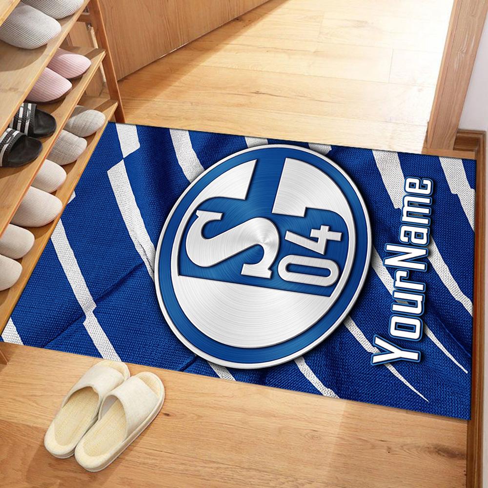Fc Schalke 1 Personalisierter Teppich Perfekt für Spielzimmer Dekorieren Sie das Zimmer Outdoor-Spielzimmer Rutschfester Teppich Büro Wohndekoration Spirituelles Geschenk