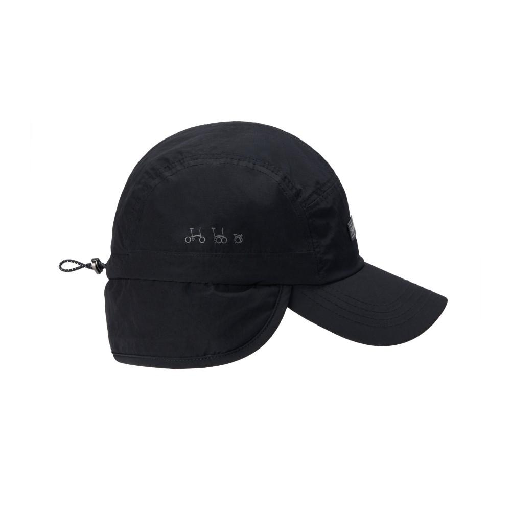 BROMPTON LONDON Earflap Camp Cap - Black (P255Aha110)
