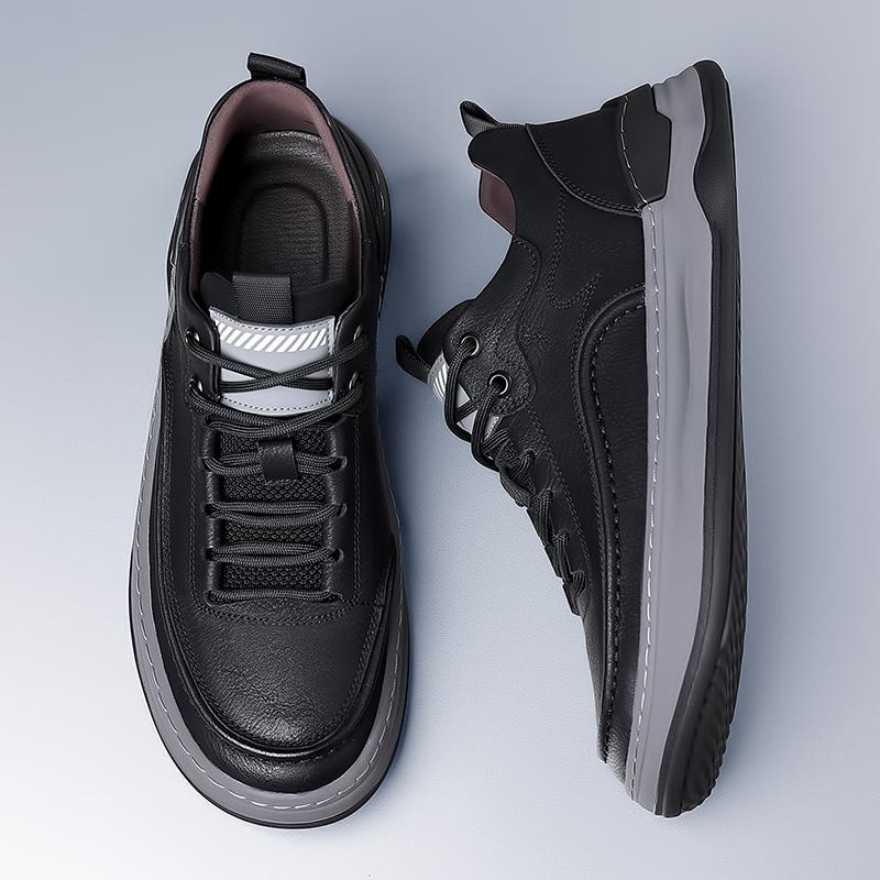 Fashion Luxury Mens Casual Shoes Genuine Leather Outdoor Designer Shoes Fashion Italian Lace up Men Sneakers Tenis Masculino Sport Shoes