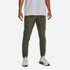 Under Armour Unstoppable Logo Print Lace-Up Mid-Rise Straight-Leg Knit Sports Pants Men Pants Green 1352028-390