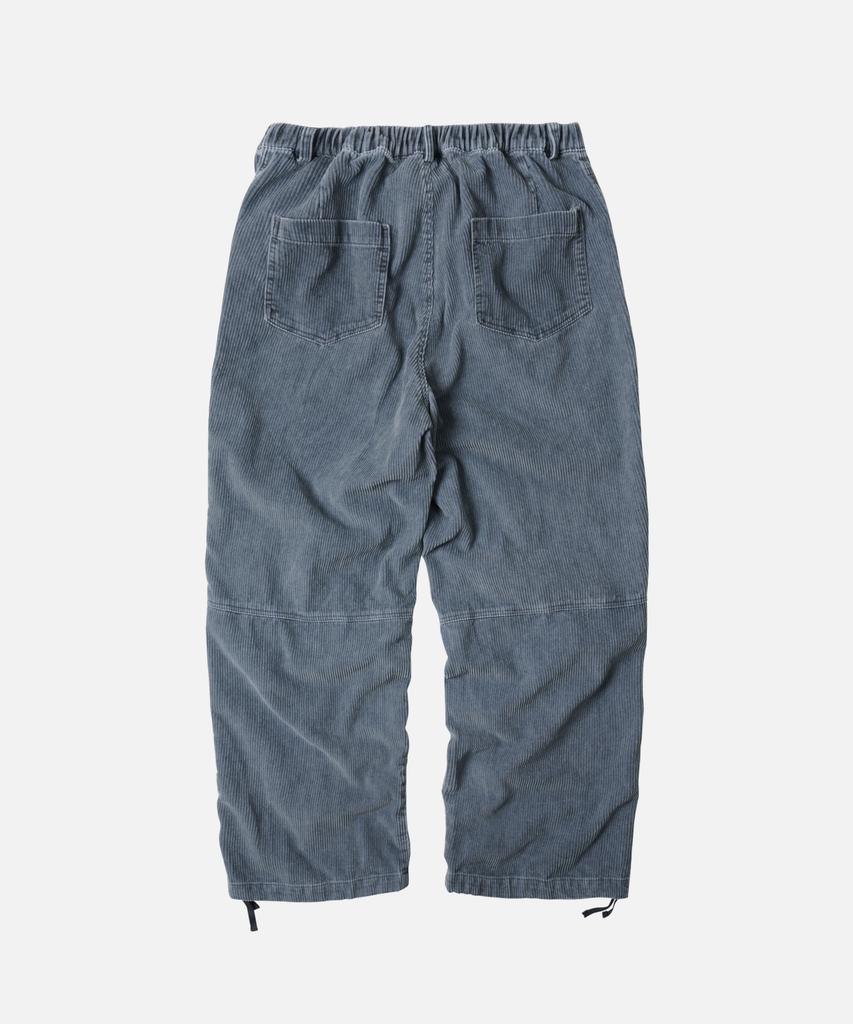 FRIZMWORKS Corduroy Banding Wide Fatigue Pants _ Navy
