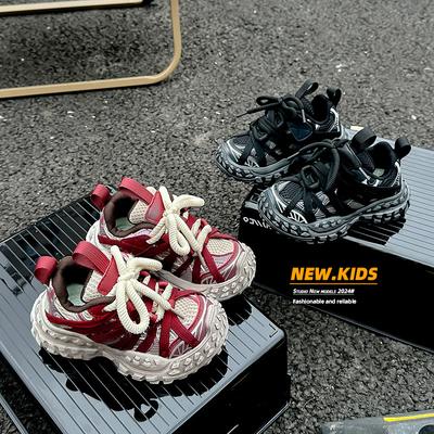 Children's Paris Retro Sports Shoes Girls' Breathable Single Shoes