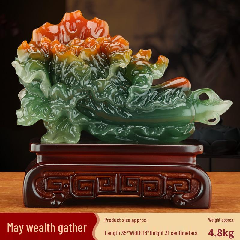 

Орнамент «Капуста, привлекающая удачу» для гостиной, ТВ-тумбы, офиса или прихожей – Идеальный подарок на новоселье или открытие.