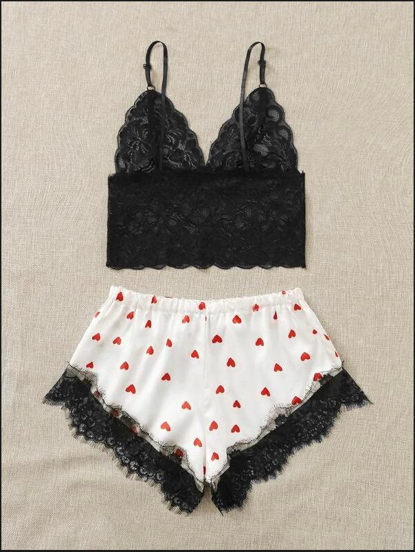 

Европа, Америка, имитация шелка, сексуальный комплект нижнего белья, свободные подтяжки, сексуальное кружево. S