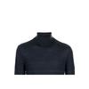 Emporio Armani High Neck Sweater With Stripe Details Men sweater Blue 6K1MXG-1MXTZ-0931