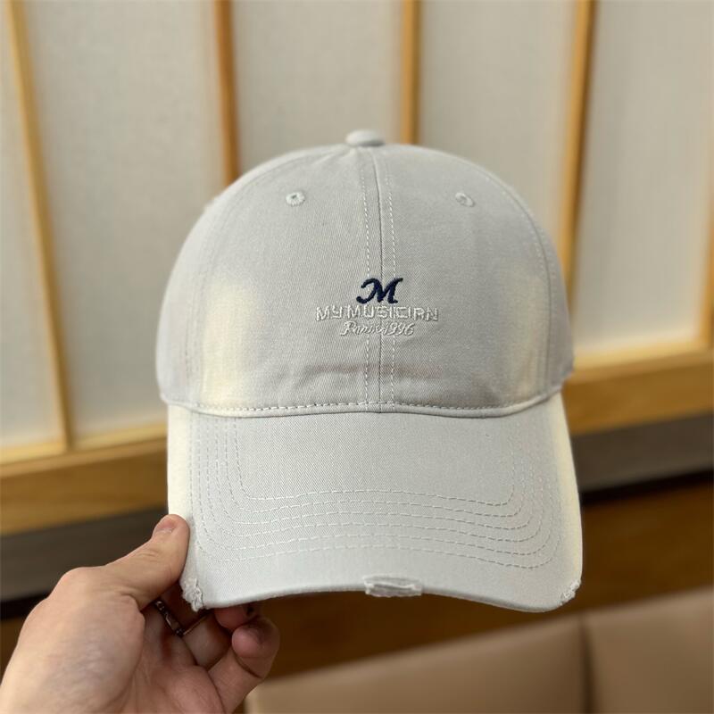 Spring And Summer Simple Letter Embroidery Baseball Cap Children'S Casual Versatile Soft Top Cap Shows Small Face
