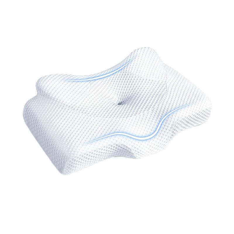 Almohada de Espuma Viscoelástica Estilo Nuevo Cuerno de Vaca - Rebote Lento Diseño de Presión Cero
