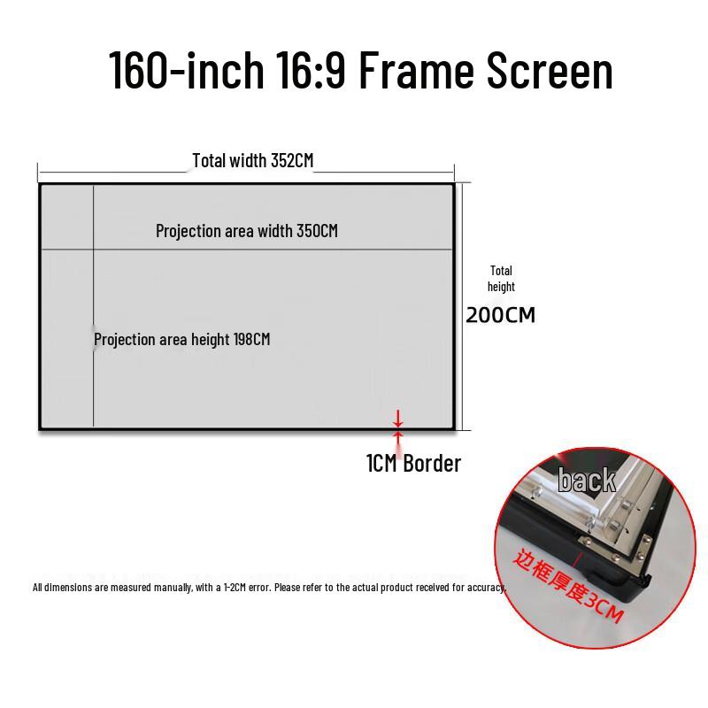 Lancaio Projector Frame Screen