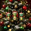 Holiday Hanging Ornaments Dragon Advent Calendars 2026, 24 Days Christmas Countdown Calendar with Surprise Gifts for Kids 2D Acrylic Ornaments,
