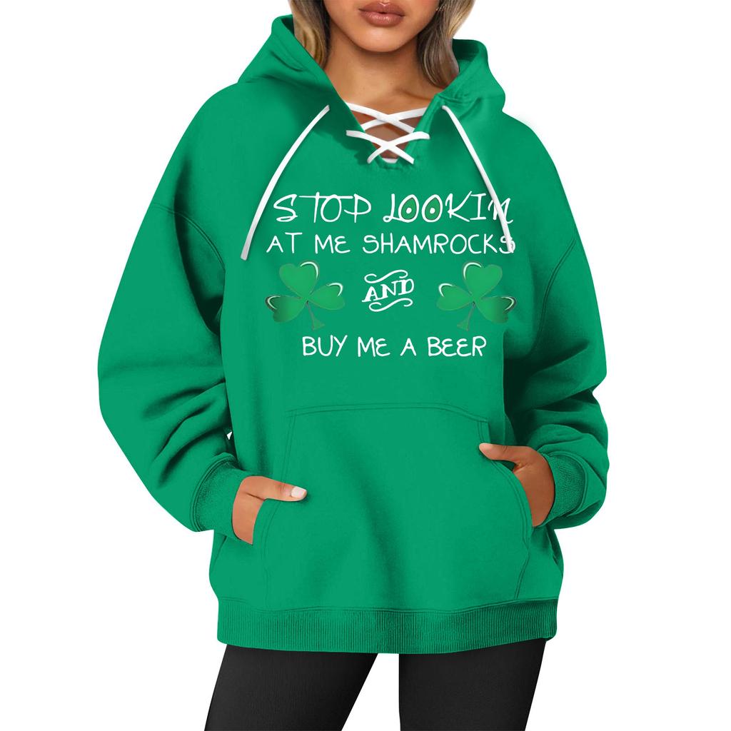 Dame Casual Mote Print Langermet Rund Hals Pullover Topp Bluse