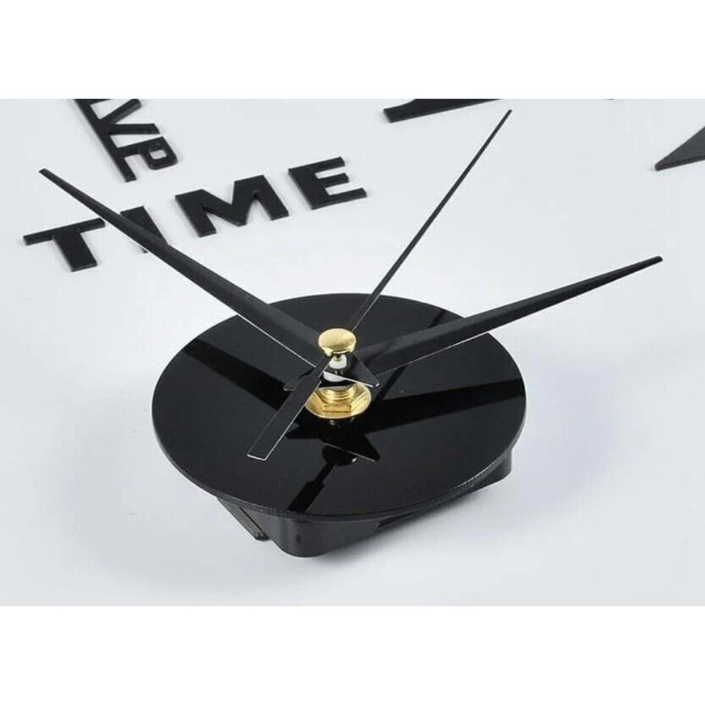 3D Wall Decal Decorative Clock,DIY Wall Clock