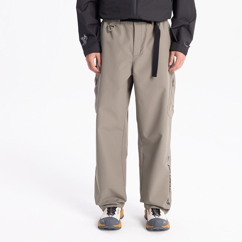 Li-Ning CF Waterproof Windproof Breathable Multi-Pocket Casual Cargo Pants Men Pants Tea-Green AYKV209-3