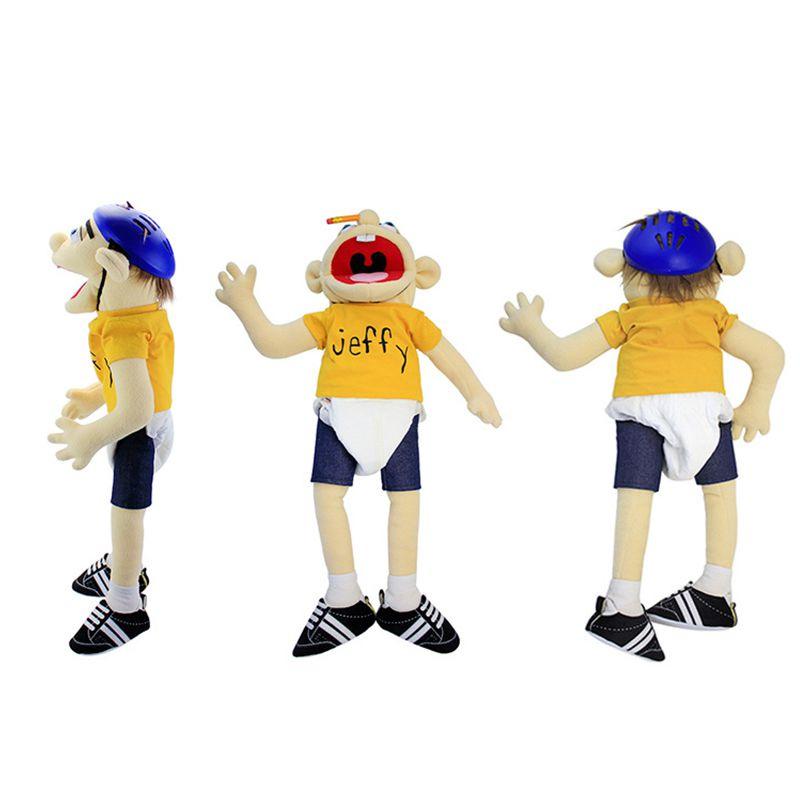 Soft And Skin-friendly Jeffy Cartoon Plush Hand Puppet Toy For Kids And Adults Perfect Christmas And Birthday Gift!