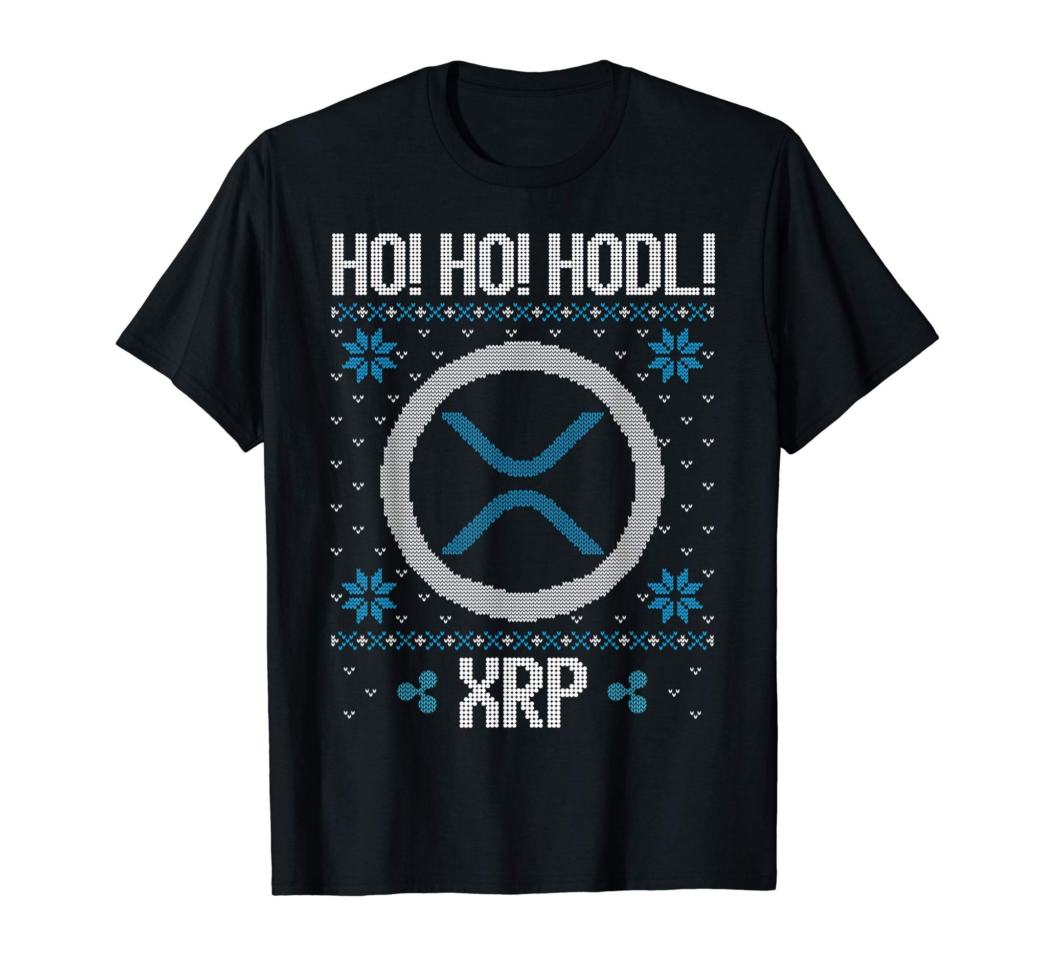 

Хо Хо HODL XRP - Веселая футболка с криптовалютой XRP Ripple