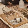 Storage Basket Iron Storing Food Photography Props Snack Fruit Plate Bread Basket for Kitchen Organizer Fruit Bread Outdoor