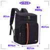 Cooler Large Cooler Cooler Cooler Shopping [APOSITV] Backpack, Capacity, Bag, Backpack, Bag, Lightweight, Outdoor, (Black)