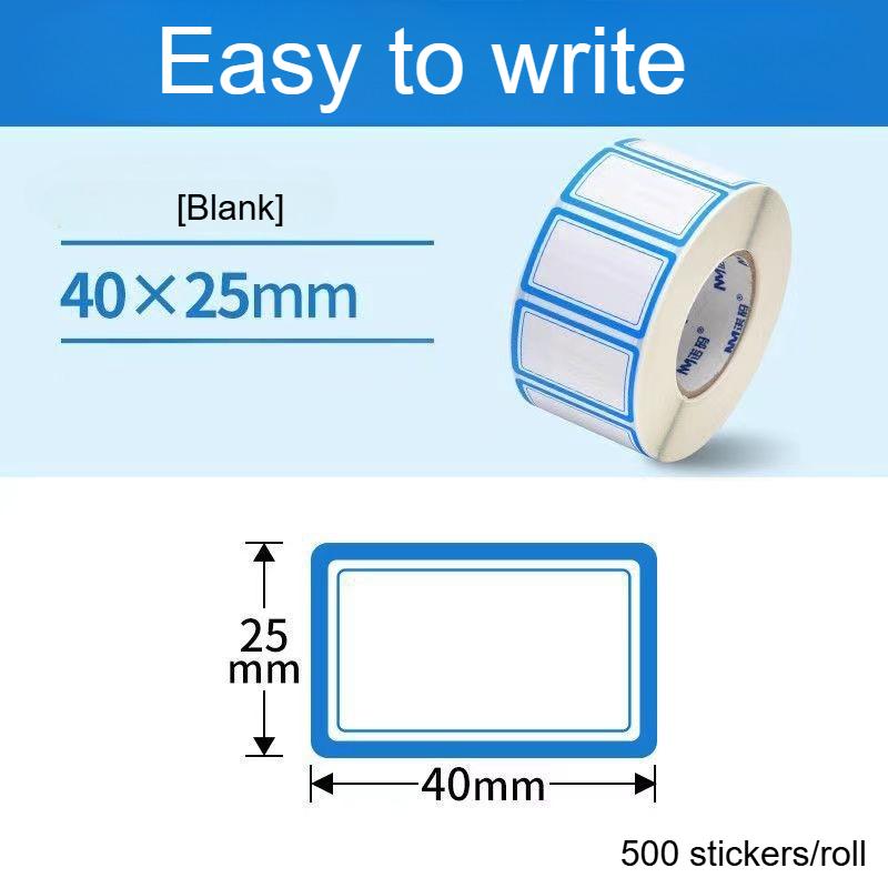 500pcs Freezing Labels - No Residue Peel & Stick, Waterproof & Oil-Resistant - Freezer, Fridge, Pantry, Kitchen Organization