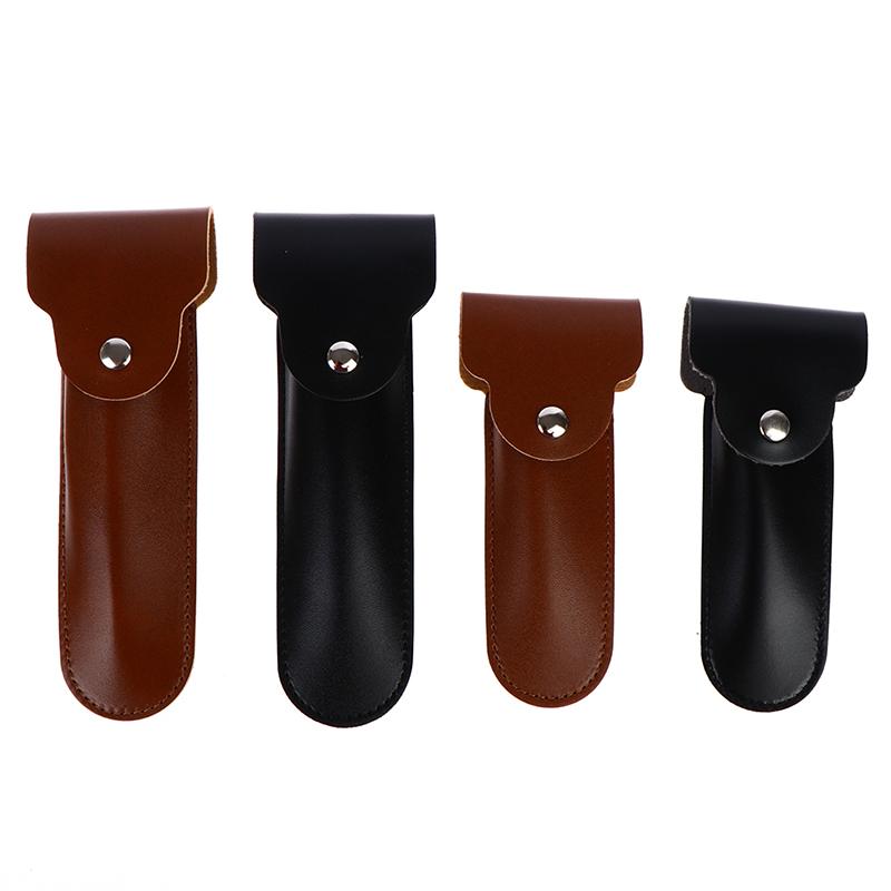 1Pcs Travel Pu Leather Razor Holder Case Bag For Manual Double Edge Safety Razor