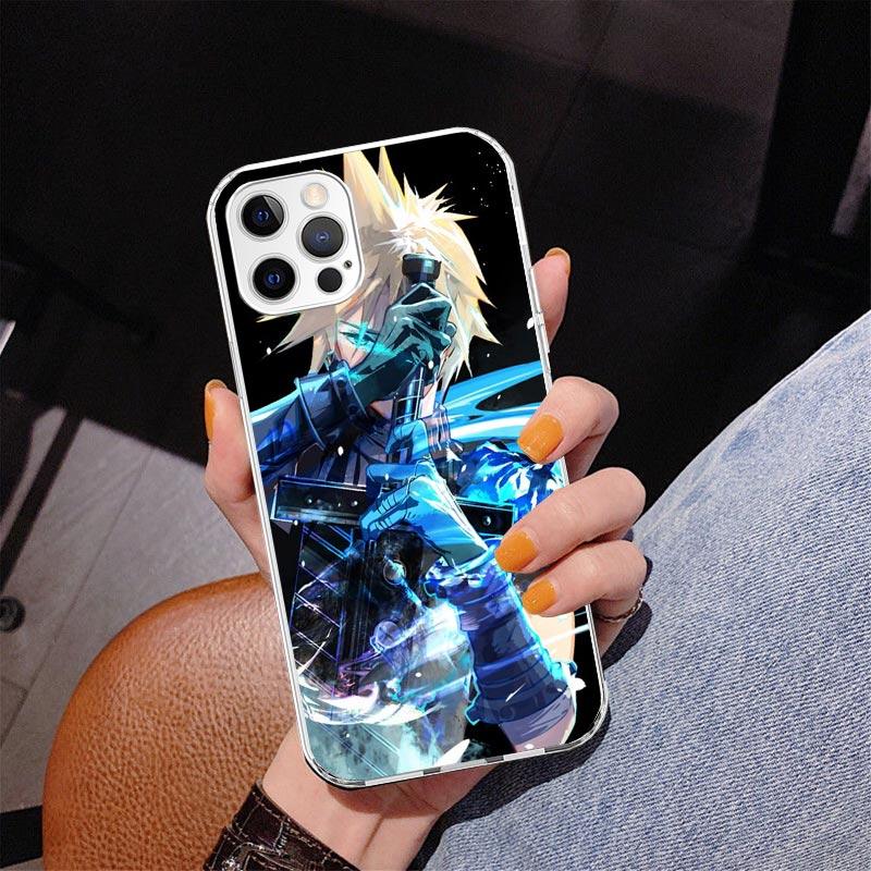 Final Fantasy FF VII Phone Case For iPhone 17 Air 16 Pro Max 16E 15 + 14 Plus 11 12 13 Mini 7 8 SE Gift Print Cover Fundas