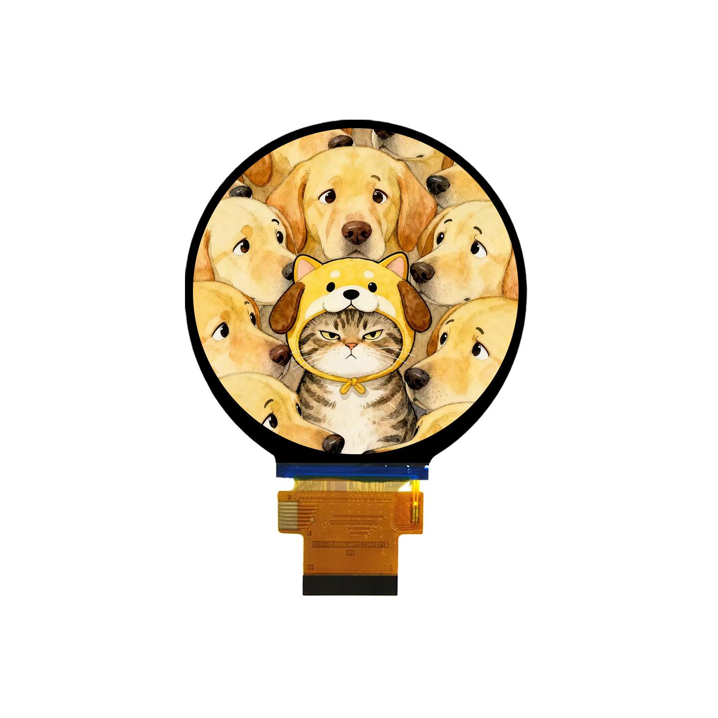 4-дюймовый HD круглый IPS ЖК-дисплей приборной панели мотоцикла 720x720